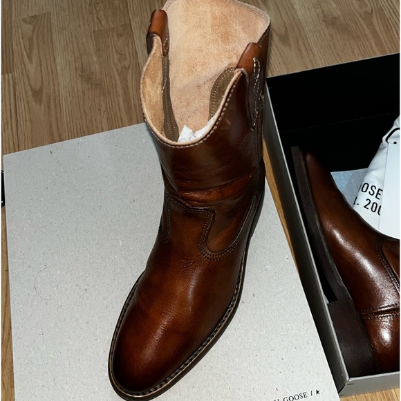 GOLDEN GOOSE BOOTS IN TAN BROWN COLOR 38 - Picture 14 of 15